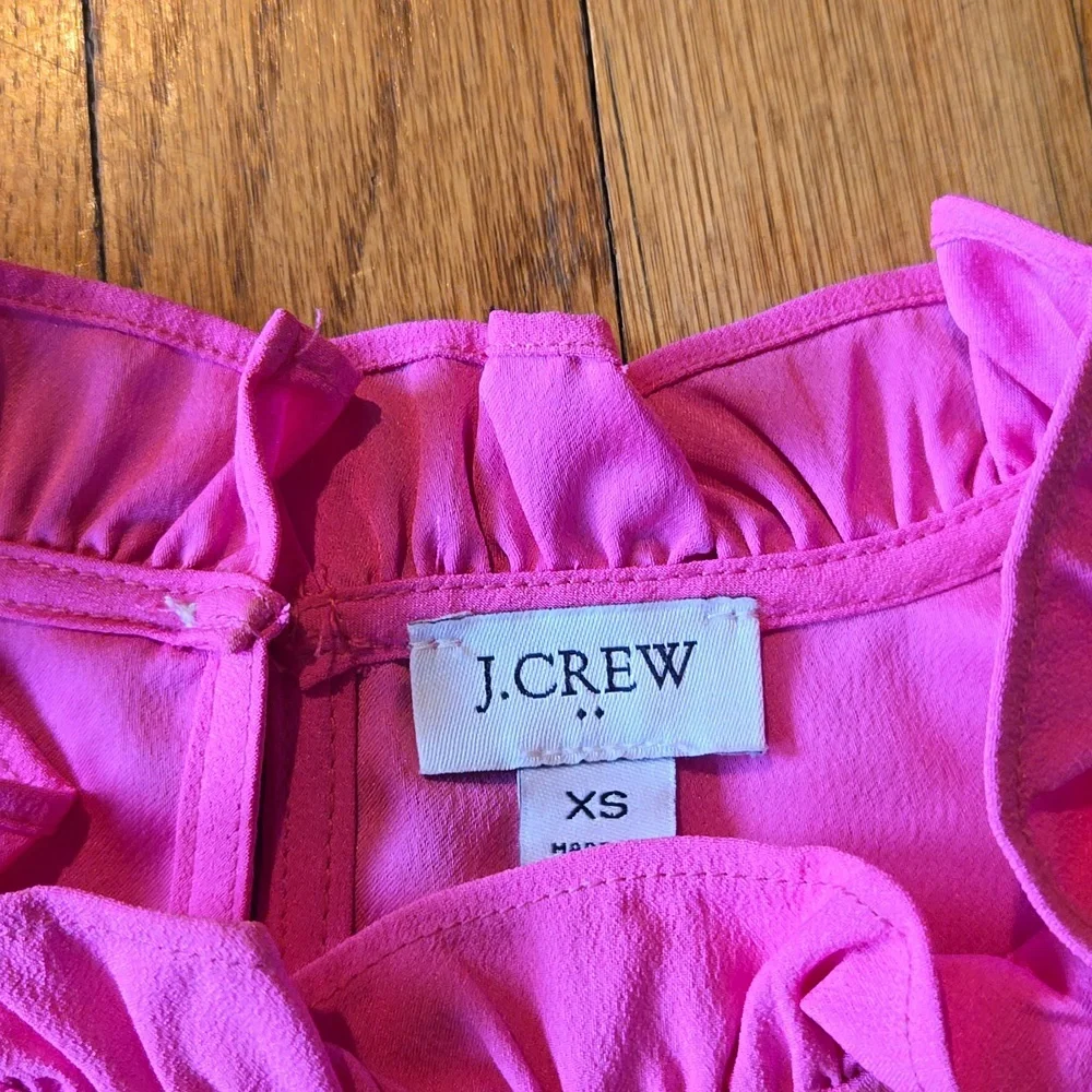 Jcrew pink xs blouse - Picture 2 of 2